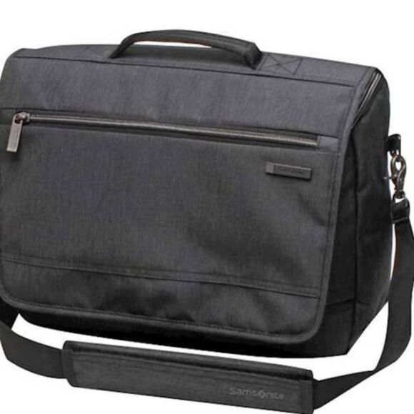 Samsonite Modern Utility Messenger Laptop Case- Grey - Picture 1 of 12